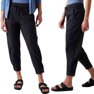 Athleta Black Farallon Weekender Jogger Ankle Pants Size Small